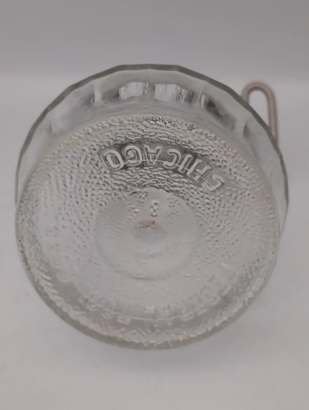 Vintage Federal Tool Corp Chicago Nut Cheese Chopper Grinder Glass Jar Turn Key